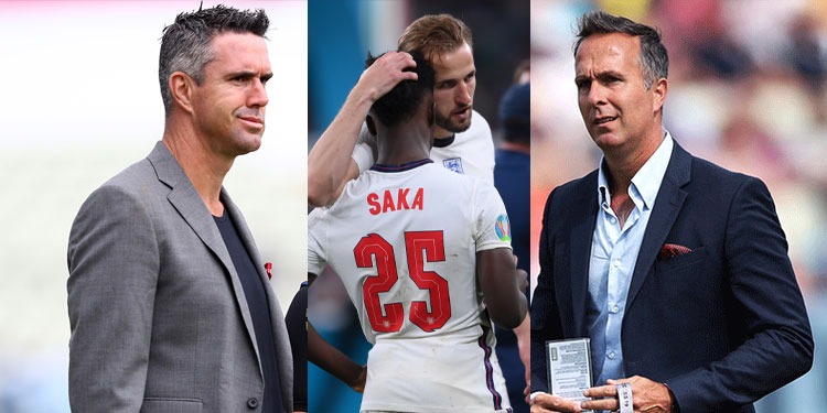 Italy vs England, Michael Vaughan, Kevin Pietersen, Jadon Sancho, Marcus Rashford, Bukayo Saka, Euro 2020