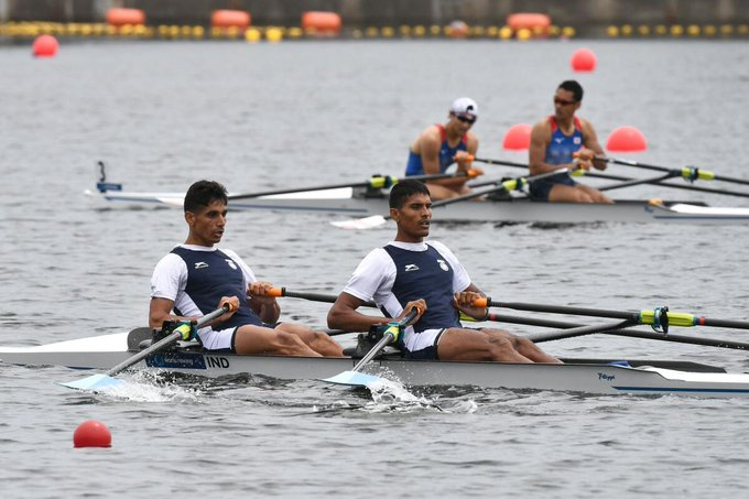 Tokyo Olympics Rowing Result: भारत के Arjun Jat Lal और Arvind Singh नौकायन लाइटवेट डबलस्कल्स के सेमीफाइनल में पहुंचे