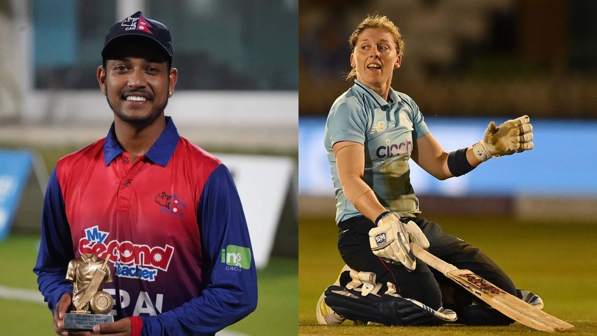 ICC Players of the Month: Sandeep Lamichhane और Heather Knight को सितंबर के लिए प्लेयर ऑफ द मंथ Awards चुना गया - World Cup League 2