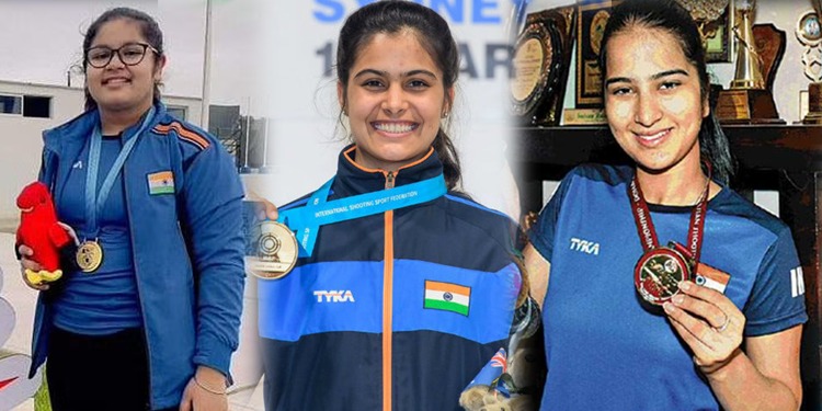 ISSF Junior World Shooting Championship: Naamya Kapoor, Rhythm Sangwan ने 25 मीटर टीम स्पर्धा में स्वर्ण जीता, Manu Bhaker के लिए चौथा स्वर्ण