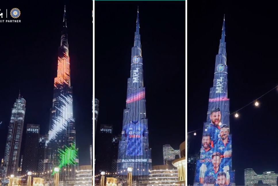T20 World Cup : दुनिया की सबसे ऊंची इमारत Burj Khalifa पर दिखी Team India की नई जर्सी, देखिए दिल को छूने वाला ये वीडियो
