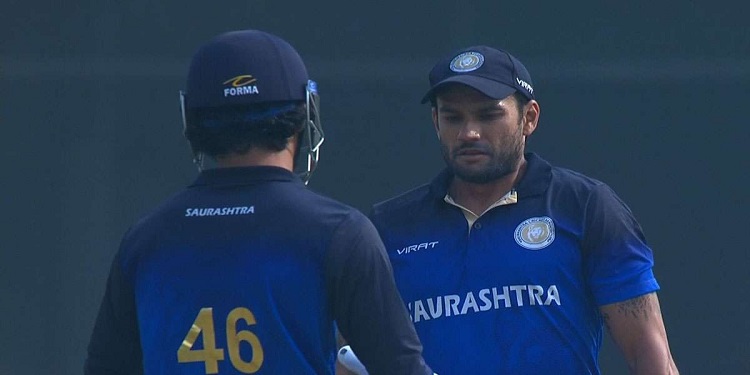 Syed Mushtaq Ali tournament: Saurashtra को दो विकेट से हराकर Karnataka क्वार्टर फाइनल में, Abhinav Manohar, sheldon jackson