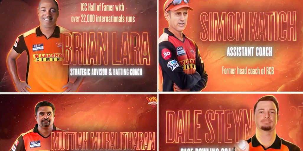 IPL 2022: सनराइजर्स हैदराबाद के बल्लेबाजी कोच बने दिग्गज ब्रायन लारा, डेल स्टेन को मिली बड़ी जिम्मेदारी