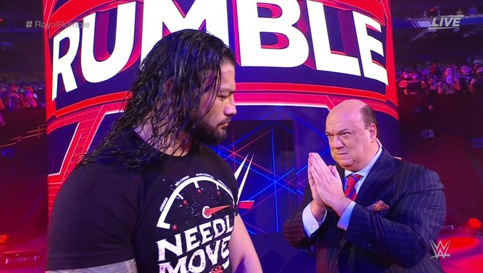 WWE Royal Rumble 2022 Results: Paul Heyman ने Brock Lesnar को दिया धोखा, Roman Reigns के प्रति ऐसे की अपनी वफादारी साबित