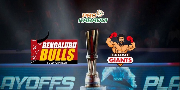 Vivo Pro Kabaddi, PKL Live- Bengaluru Bulls vs Gujarat Giants- मैच की डिटेल