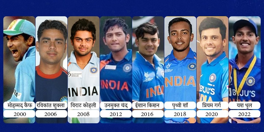 U19 World Cup: भारत को फाइनल में पहुंचा चुके हैं ये 8 कप्तान, Yash Dhul ऐसा करने वाले दिल्ली के तीसरे खिलाड़ी U19 World Cup final Virat Kohli