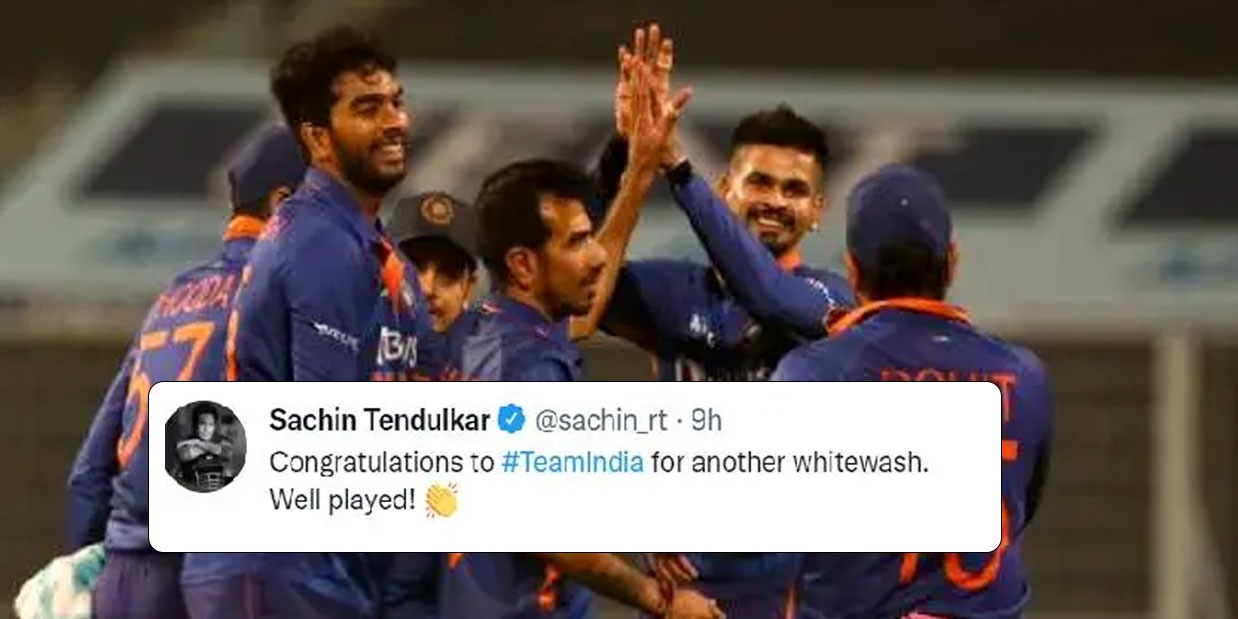IND beat WI: वेस्टइंडीज को टी20 में क्लीन स्वीप करने के बाद मास्टर ब्लास्टर Sachin Tendulkar ने दी Team India को बधाई IND vs WI T20 Series