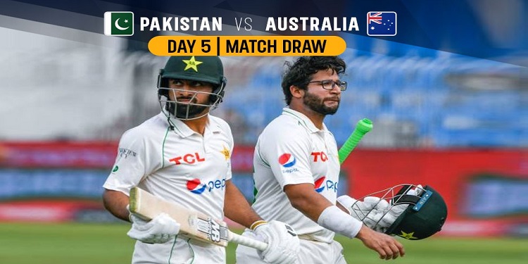 PAK draw AUS Highlights: Pakistan vs Australia के बीच हुआ पहला टेस्ट मैच ड्रॉ, PAK vs AUS PAK vs AUS Day 5 PAK vs AUS Test series