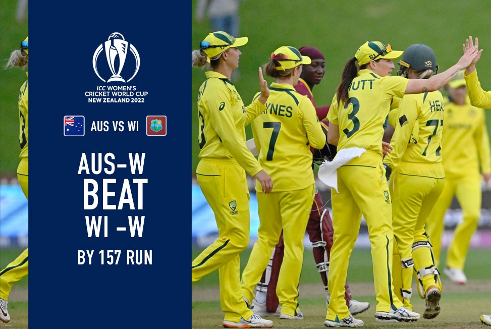 AUSW vs WIW AUSW beat WIW: ICC Women's World Cup का पहला सेमीफाइनल Australia Women vs West Indies Women के बीच -Follow Live Update ,