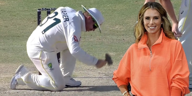 Australia tour of Pakistan: पाकिस्तानी पिच पर ये काम करते देख David Warner की पत्नी Candice Warner ने कुछ यूं लिए मजे, कहा - काश...