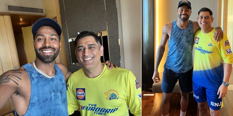 GT vs CSK: मुकाबले से पहले MS Dhoni से मिले Hardik Pandya, सोशल मीडिया पर तस्वीर शेयर कर लुटाया प्यार IPL 2022 Hardik Pandya met MS Dhoni