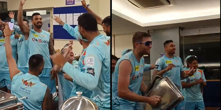 LSG Team Victory Celebration: दिल्ली पर जीत के बाद KL Rahul एंड टीम का स्पेशल सेलिब्रेशन, गाना गाकर मनाई खुशियां- Watch