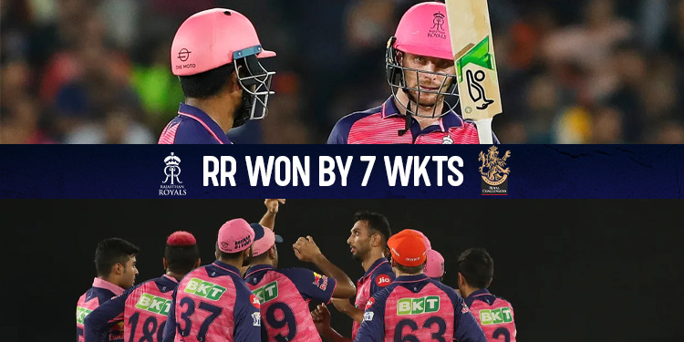 RR beat RCB Qualifier 2 Highlights: राजस्थान रॉयल्स ने बैंगलोर को 7 विकेट से हराया, जोस बटलर बने मैच के हीरो, देखें हाइलाइट्स