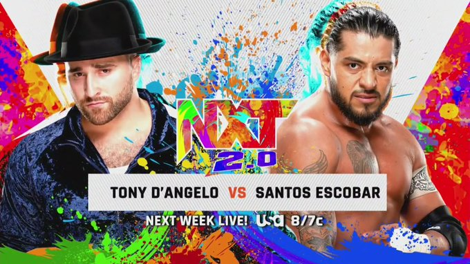 WWE NXT 2.0 Match Card: अगले हफ्ते Tony D'Angelo करेंगे Santos Escobar का सामना, डब्ल्यूडब्ल्यूई ने किया दोनों के बीच मैच ऑफिशियल