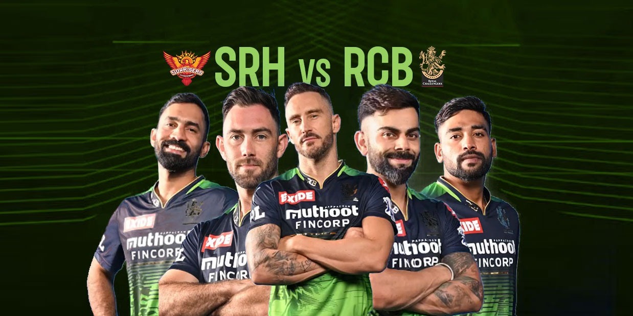 IPL 2022,RCB vs SRH Sunrisers Hyderabad के खिलाफ मुकाबले में एक बार फिर RCB New GREEN JERSEY Royal Challengers Bangalore,