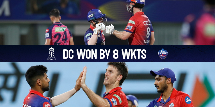 DC beat RR Highlights: मिचेल मार्श ने खेली मैच जिताऊ पारी, दिल्ली कैपिटल्स ने राजस्थान को 8 विकेट से हराया, जाने मैच में क्या कुछ हुआ