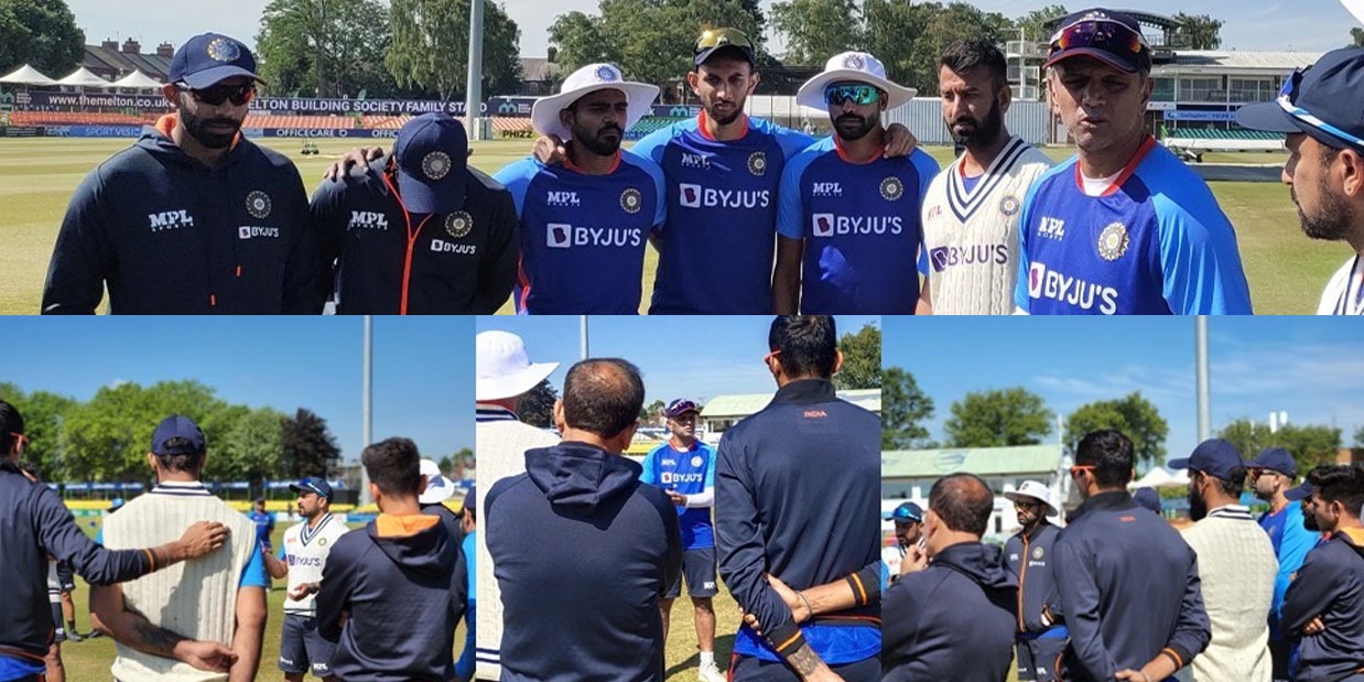 India vs England Test 2022: Rahul Dravid ने जाते ही संभाला मोर्चा, खिलाड़ियों को कराया अभ्यास