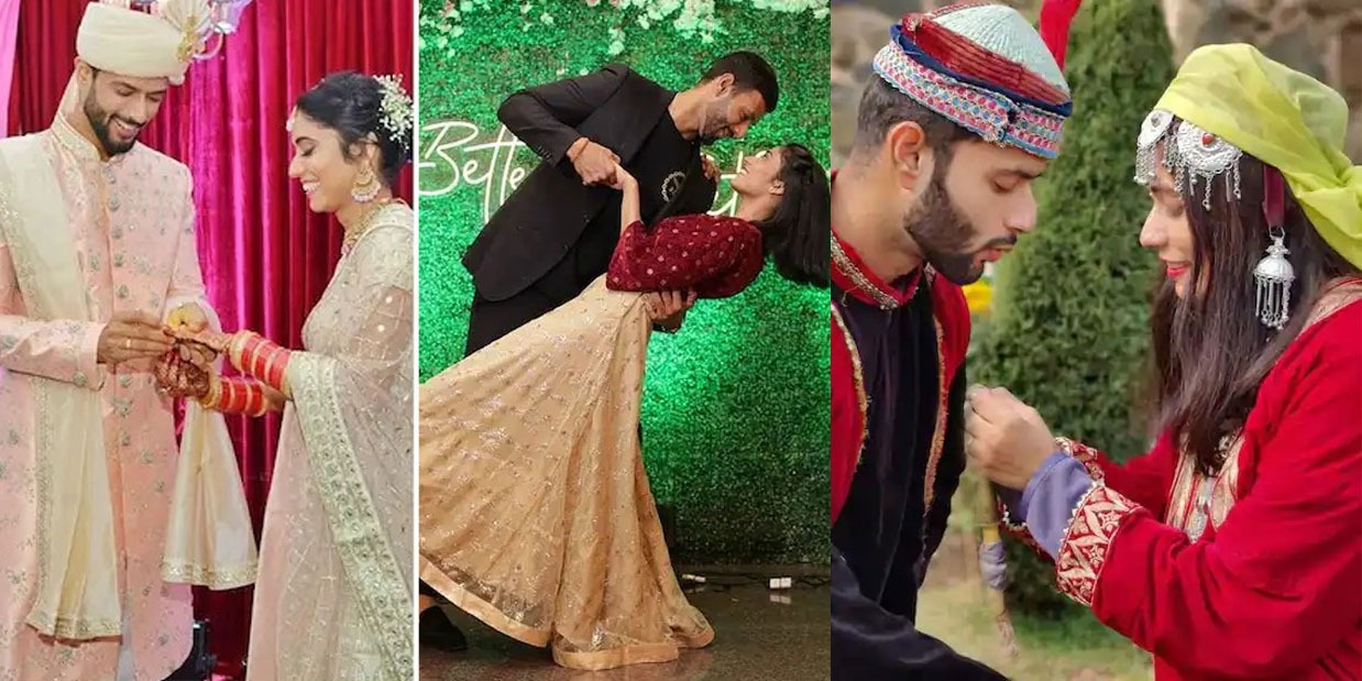 Shivam Dube Love Story Shivam Dube was giving his heart to this Muslim girl now the wedding photo went viral