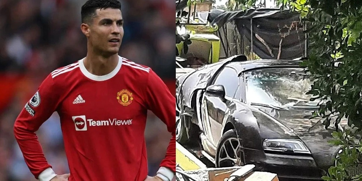 Cristiano Ronaldo car accident: हादसे में रोनाल्डो की 16 करोड़ की बेशकीमती कार हुई चकनाचूर, शुक्र है! बच गई जान