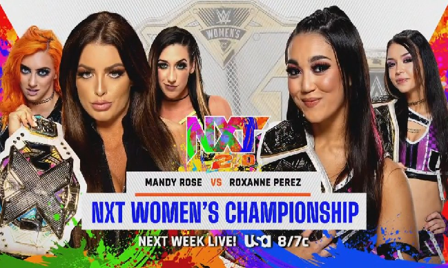 WWE NXT 2.0 Preview: अगले हफ्ते Mandy Rose करेंगी इन खिलाफ अपनी एनएक्सटी विमेंस चैंपियनशिप डिफेंड, साथ ही इस बड़े मैच का भी हुआ ऐलान