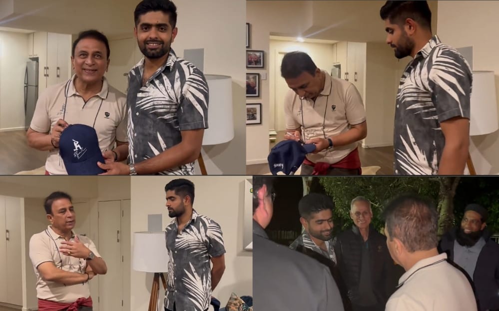 T20 World Cup 2022: सुनील गावस्कर ने डिनर पार्टी में बाबर आजम को गिफ्ट में दी अपनी सबसे प्यारी चीज-Watch Video