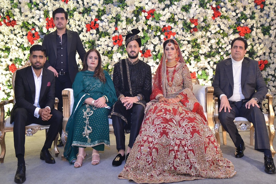 Babar Azam Family at Pakistani Cricketer Daughter Wedding