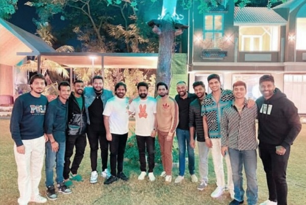 IND vs NZ: Indian Cricket Team Players with Jr NTR
