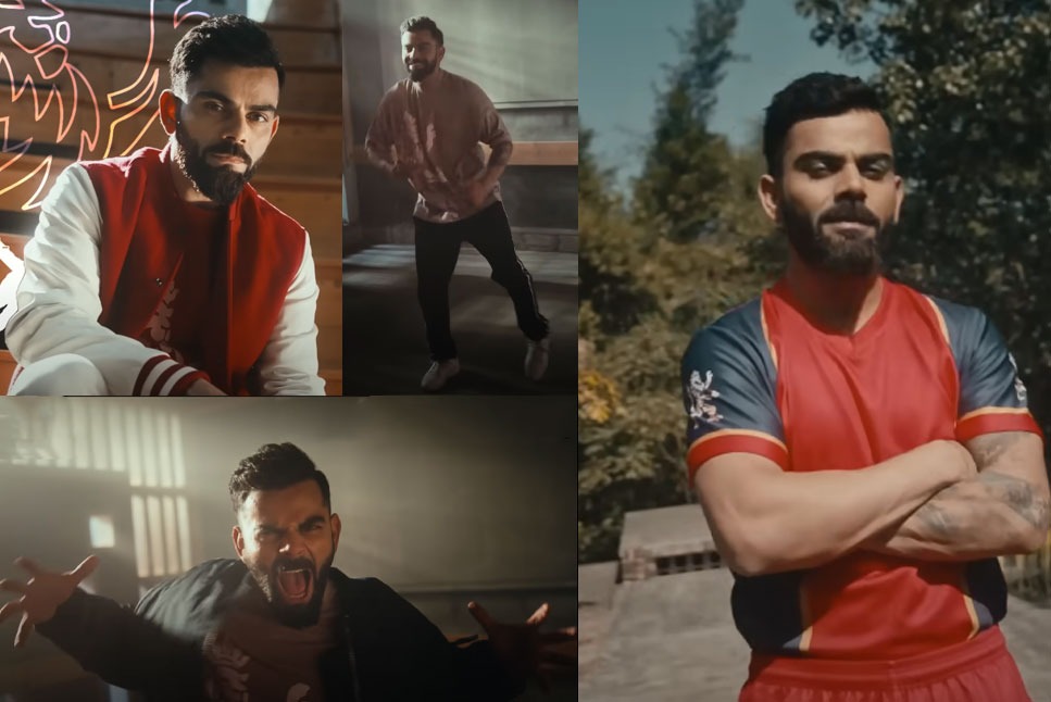 IPL 2023: RCB के नए गाने ''नया शेर'' में रैपर DIVINE के साथ Hip hop करते नजर आए Virat Kohli, देखें Video- Check Out