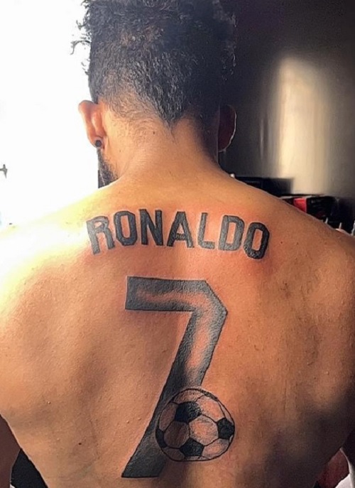 ronaldo name tattoo