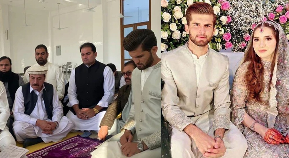 Shaheen Afridi Wedding: शादी के बाद पहली बार सामने आई शाहीन और अंशा की खूबसूरत तस्वीर, गहनों से सजी नजर आई दुल्हन-See PICS