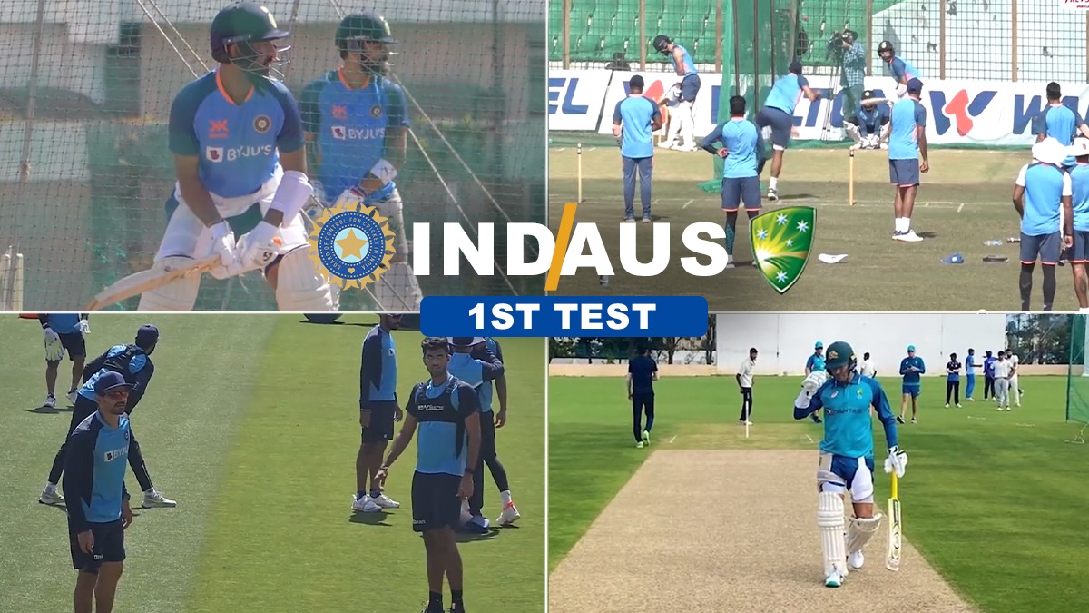 IND vs AUS 1st Test: स्पिन गेंदबाजी पर ज्यादा ध्यान दे रहा है भारत, पहले टेस्ट से पूर्व टीम इंडिया ने किया अभ्यास- Watch Video
