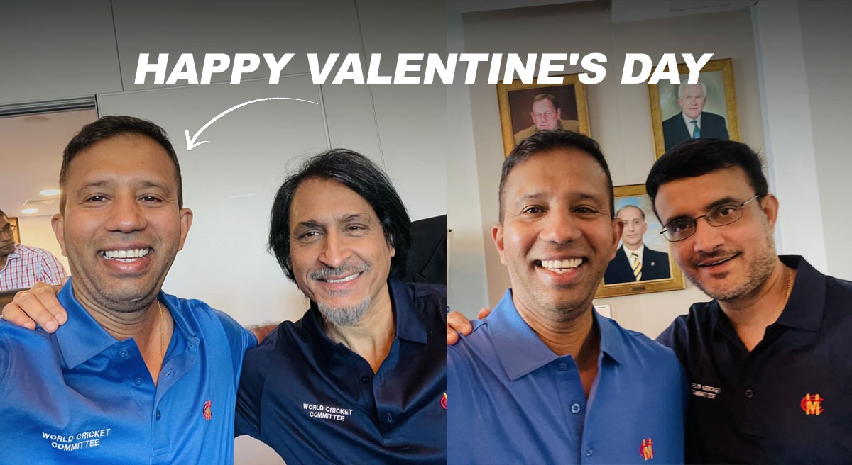 Valentines Day: गांगुली और रमीज़ के साथ तस्वीर शेयर कर कुमार धरमसेना विश किया वैलेंटाइन डे, फैन्स ने दिए मजेदार रिएक्शन- Check OUT