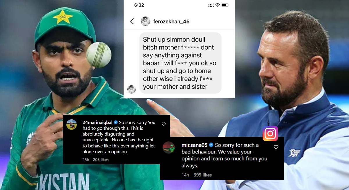 PSL 2023: बाबर की आलोचना करने पर साइमन डोल को पाकिस्तानी फैन ने दी 'मां-बहन की गाली', अब पाक क्रिकेटर ने मांगी माफी