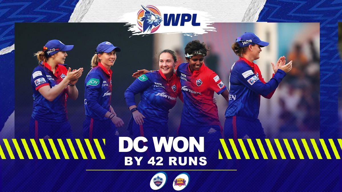 DC vs UP W Highlights: WPL 2023 में दिल्ली कैपिटल्स ने हासिल की दूसरी जीत, यूपी वॉरियर्स को दी 42 रनों से मात