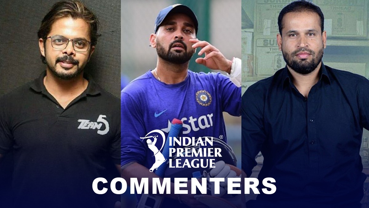 IPL 2023 Commentators: श्रीसंत और मुरली विजय समेत ये दिग्गज करेंगे कमेंट्री, यूसुफ पठान का होगा डेब्यू, देखें पूरी लिस्ट