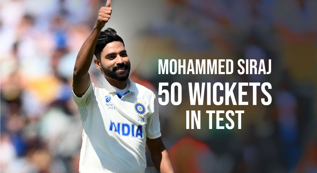 Mohammad Siraj completed a special achievement of his name in WTC Final, completed half-century of wickets in Test cricket