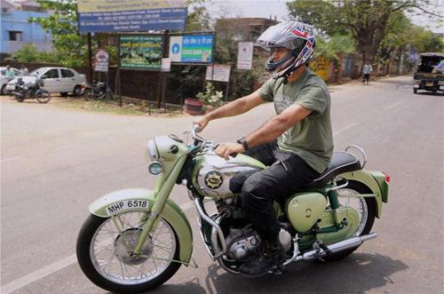 MS Dhoni's passion for bikes is well known.  Dhoni has hundreds of bikes and he takes care or maintenance of them himself.
